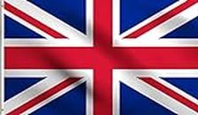DMSE United Kingdom UK British National Flag 2X3 Ft Foot 100% Polyester 100D Flag UV Resistant (2'X3' Ft Foot)