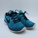 Zapatos deportivos Nike Flyknit Lunar 3 azules para hombre talla 9