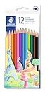 Staedtler, Crayons de couleur sans bois, Lot de 12 crayons aux couleurs assorties, 175 C12