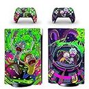 GaeErFut Anime P-S5/Play-station Protectors Skins Cover,Disc Edition Console Controller Skins Cover Protectors,Durable, Scratch Resistant, Bubble-Free Stickers Protectors Accessories