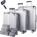 Luggage & Travel Gear Suitcase Set - 3-Piece Hard Shell with Stylish Design Trav
