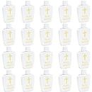 ZPOYOT 40 Pcs Holy Water Bottles 2oz Holy Water Container Plastic Empty Containers with Gold Cross for Catholic Christian Halloween First Communion Gift Thanksgiving Baptism Party Church 60ml