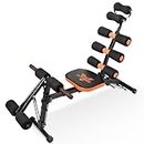 Dskeuzeew Ab Workout Bench for Home Gym, Multi-Functional Adjustable Ab Crunch Machine for Total Body Workout, Ab Exercise Equipment for Abs, Ab Trainer for Core, Leg, Thighs, Buttocks, Sit-up
