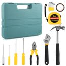 16X DIY Household Hand Tool Kit Set Home With Organiser Basic Tools Box UK