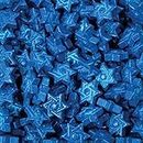 Krazy Sprinkles Star of David Holiday Shapes - (1/2 Cup 1x Jar) | Edible Sprinkles for Baking, Ice-Cream & Decorating by Bakell
