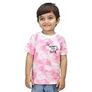 Nusyl Infants Pink Mummy's Cutie Printed Tie & Dye Tshirt -NUITDTSH0059