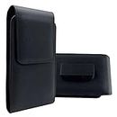 YUESUO PU Leather Phone Holster Cell Phone Case Swivel Clip Pouch Holster for Phone Premium Cell Phone Case with Belt Clip Magnetic Closure (Style A)