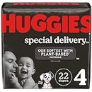 Huggies Special Delivery Hypoallergenic Baby Diapers Size 4 (22-37 lbs), 22 Ct, Fragrance Free, Safe for Sensitive Skin