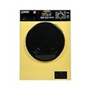 Equator 18 lbs Combination Washer Dryer - Sanitize, Allergen, Winterize,Vented/Ventless Dry- 2021 Model Yellow & Black