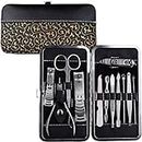 Manicure, Pedicure Kit, Personal Nail Clippers Set of 12, Stainless Steel Manicure Tools Kit with Portable Travel Case, All in One Beauty Care Tools, By Beauty Bon®