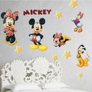 34Piece Mickey Minnie Mouse Removable Sticker Wall Decals for Boys & Girls Room
