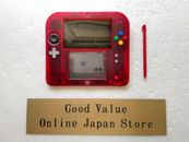 Nintendo 2DS Pokemon Clear Red Limited Console Japanese Used from Japan