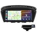 Car Radio Stereo Android for BMW 3 5 Series E60 E90 E93 8.8inch Screen Upgrade with CarPlay Android Auto 2004-2008 CCC System with Backup Camera