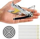 2024 Mini Crossbow Model Bow and Arrow Hunting Outdoor Miniature Crossbow Art Craft Collectible for Adult