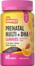 PRENATAL MULTI + DHA 60 gummies Ideal antes, durante y despues del embarazo