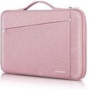 Ferkurn Laptop Case Sleeve Cover Chromebook Case Compatible with Macbook Air/Pro, iPad, Surface Pro, Acer Spin, HP, Dell XPS, ASUS Vivobook, Samsung, Waterproof Laptop Bag, Pink, 14 inch