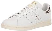 adidas Originals Women's Stan Smith Shoe Sneaker, White/Supplier Colour/Gold Metallic, 11