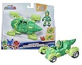 PJ MASKS F2134 Deluxe Vehicle Preschool Toy, Mobile Car with Gekko Action Figure for Kids Ages 3 and Up, Black