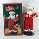 Vintage Jingle Bell Rock Animated Santa 1998 1st Ed 16" Singing Dancing Claus