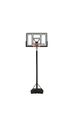 46" Shatterproof Portable Height Adjustable Backboard System Incl Basketball