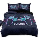 Video Games Game Handle Quilt Duvet Cover Set Super King Bedclothes Kids