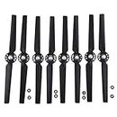 8Pcs Propeller for Yuneec Q500 Typhoon 4K Camera Drone Spare Parts Quick Release Props Replacement Blade(Black)