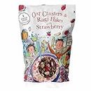Wingreens Harvest Oats Clusters & Ragi Flakes with Strawberry| Oats, Flax Seeds, Granola| Breakfast Cereal| 350 g