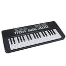 JUAREZ Octavé JRK371 37-Key Electronic Keyboard Piano with LED Display | Adapter | Key Note Stickers | Music Sheet Stand | 200 Rhythms | 200 Timbres | 50 Demos, Black