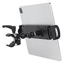 iTODOS Tablet Holder for Spin Bike, Stroller,Treadmill,Golf Cart, Wheelchair,Stationary Bike,Microphone Stand, Adjustable 7~12.9" Tablet Clip Fits iPad/GalaxyTab/Google Nexus/e-Reader/iPhone