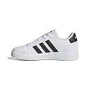 adidas Grand Court Lifestyle Tennis Lace-up Shoes, Zapatillas Unisex niños, Ftwr White Core Black Core Black, 38 EU