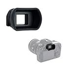 Kiwifotos Long Soft Viewfinder Eyecup Eyepiece for Canon EOS 90D 80D 70D 60D 77D 6D Mark II 5D Mark II Rebel T7 T6 T5 T100 SL3 SL2 SL1 T7i T6s T6i T5i T4i T3i T2i T1i 4000D 50D 40D 30D and More