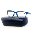 NEW NIKE 7117 414 MATTE BLUE OPTICAL Eyeglasses FRAME 54-16-140MM WITH CASE