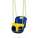 Swing-N-Slide WS 4001-B Plastic Infant Swing with Nylon Rope Swing Set Attachment, Blue w/Yellow