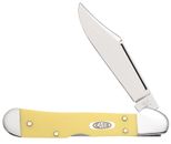 Case Yellow Synthetic (CV) Mini Copperlock Folder Knife #30116