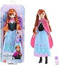 Mattel Disney Frozen Anna Magical Color-Change Skirt Fashion Doll, Inspired by Disney Movie, Posable