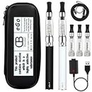 Discoball Electronic Cigarette eGo CE4 1100mAh E cigarette Vape Pens 2 Packs Shisha Starter Kit [Nicotine Free]