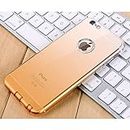 KC Back Cover for Apple iPhone 6s, Slim Gradient Soft Silicone Case (Gold)