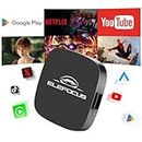 ELEFOCUS Magic Box, Android 13 Wireless CarPlay Adapter, 2+32G with Disney+ Netflix YouTube Hulu Google Play Mirror Link, Support Wireless Carplay&Android Auto Navigation Only for Wired CarPlay Car