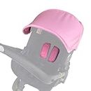 AICTIMO Stroller Replacement Accessories Canopy, Protection Shield, Textile Sun Shade Compatible with Doona Car Seat & Stroller (Light Pink)