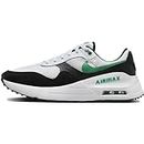 Nike Air Max SYSTM Men's Running Shoes, 10 UK - White/Stadium Green-Black
