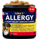 Dog Allergy Chews Itch Relief for Dogs Anti Itch Treats 45 Chews Immune Health