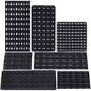 AUSTOR 318 Pieces Rubber Feet, Noise Dampening Buffer Pads Black Rubber Pads Self Stick Bumper Pads for Doors, Cabinets, Drawers, Glass, Electrical Appliances