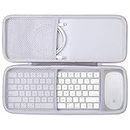 co2CREA Duro Viajar Caja Estuche Funda para Apple Magic Keyboard/Apple Magic Keyboard con Touch ID(Se Puede almacenar Magic Mouse) (Solo Caja, no Contiene Juego de Teclado/ratón)