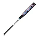 Easton | RIVAL Slowpitch Softball Bat | Approved for Play on All Fields | Loaded | 12" Barrel | 34"x26oz, Black/Blue/Red