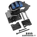ShareGoo Aluminum Transmission Case Gearbox Housing w/Motor Plate Upgrade Parts #3691 Compatible with 1/10 Traxxas Slash 2WD Stampede VXL Rustler VXL Bandit RC Car