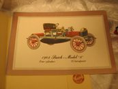 Buick Dealer Promo Litho Prints of Early Automobiles. 1914 Model B 37 21 Model A