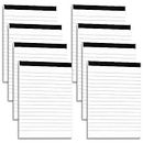 8 Pack Note Pads 4x6 Inch Small Lined Writing Memo Pads Refills Scratch Pads with 30 Sheets Each Pad Narrow Ruled Mini Pocket Notebook Writing Pads for Daily Planning and Organization of Work White
