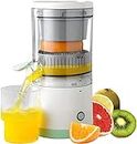 Drumstone(DEAL OF THE DAY WITH 20 YEARS WARRANTY) Electric Juicer Orange Squeezer Citrus Press Lemons, Portable USB Charging Electric Juicer Wireless Fruit Juicer High Juice Yield Direct for Kitchen