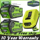 40 V 6.0Ah 29472 For Greenworks 40V Lithium G-MAX Battery /Charger 29462 24312