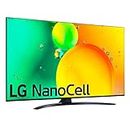 LG Televisor 65NANO766QA - Smart TV webOS22 65 pulgadas (164 cm) 4K Nanocell, Procesador de Gran Potencia 4K a5 Gen 5, compatible con formatos HDR 10, H y HGiG